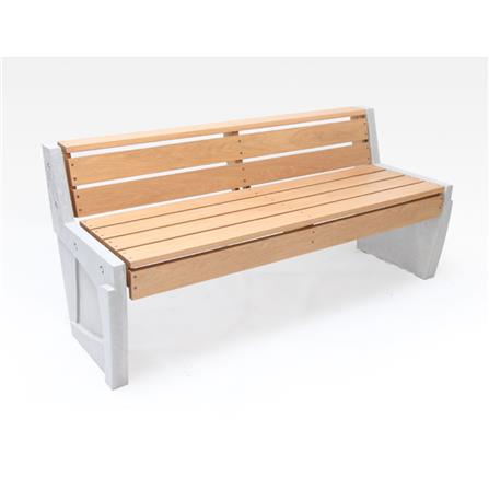 ม้านั่งสนาม BUA DESIGN BLOOM ECO WOOD สีไม้ธรรมชาติ_2