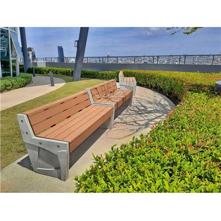 ม้านั่งสนาม BUA DESIGN BLOOM ECO WOOD สีไม้ธรรมชาติ_4