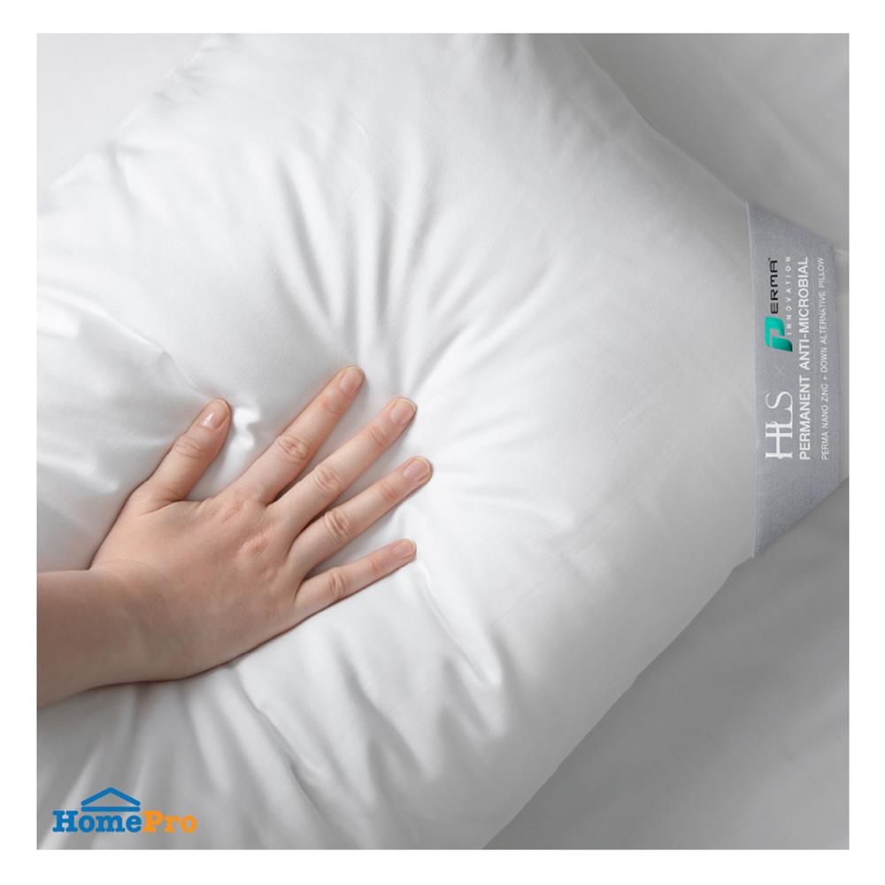 หมอนหนุน NANO ZINC HOME LIVING STYLE VITAL FIRM 19x29 นิ้ว สีขาว