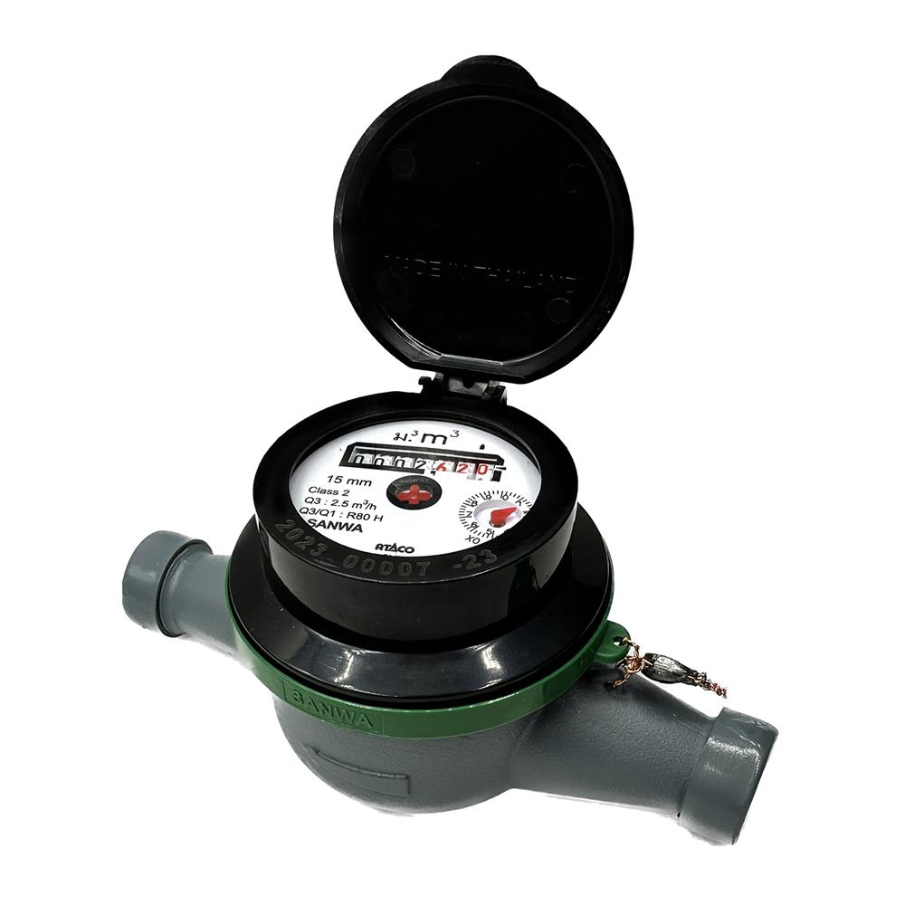มาตรวัดน้ำ SANWA GMK15-H R80 1/2 นิ้ว