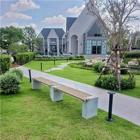 ม้านั่งสนาม BUA DESIGN BUA STONE2.0 ECO WOOD สีไม้ธรรมชาติ_3