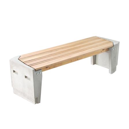 ม้านั่งสนาม BUA DESIGN BUA STONE1.5 ECO WOOD สีไม้ธรรมชาติ_2