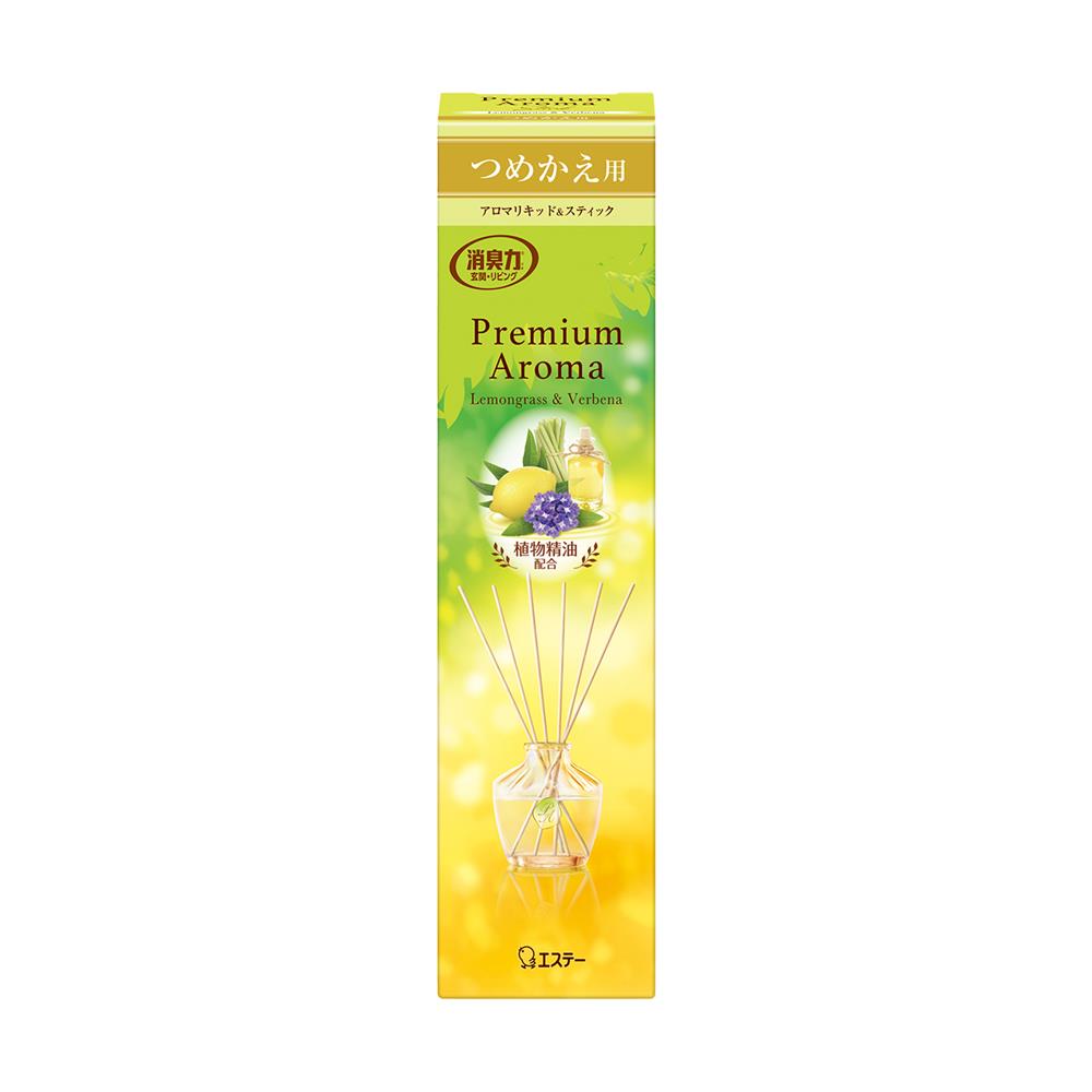 รีฟิลน้ำหอมปรับอากาศ SHALDAN PREMIUM AROMA 65 มล. LEMONGRASS & VERBENA