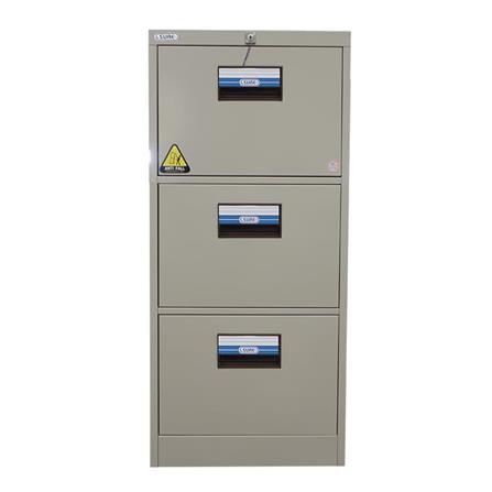 ตู้ลิ้นชักเหล็ก 3 ชั้น SURE FC-203 สีครีม_1