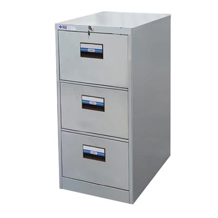 ตู้ลิ้นชักเหล็ก 3 ชั้น SURE FC-203 สีเทา