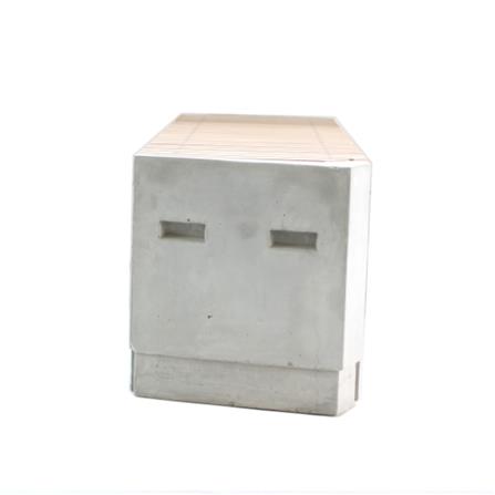 ม้านั่งสนาม BUA DESIGN BUA STONE1.0 ECO WOOD สีไม้ธรรมชาติ_2