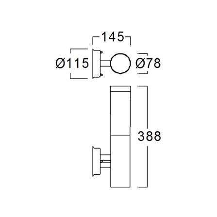ไฟกิ่งภายนอก L&E 36-00391 สีเงิน_4