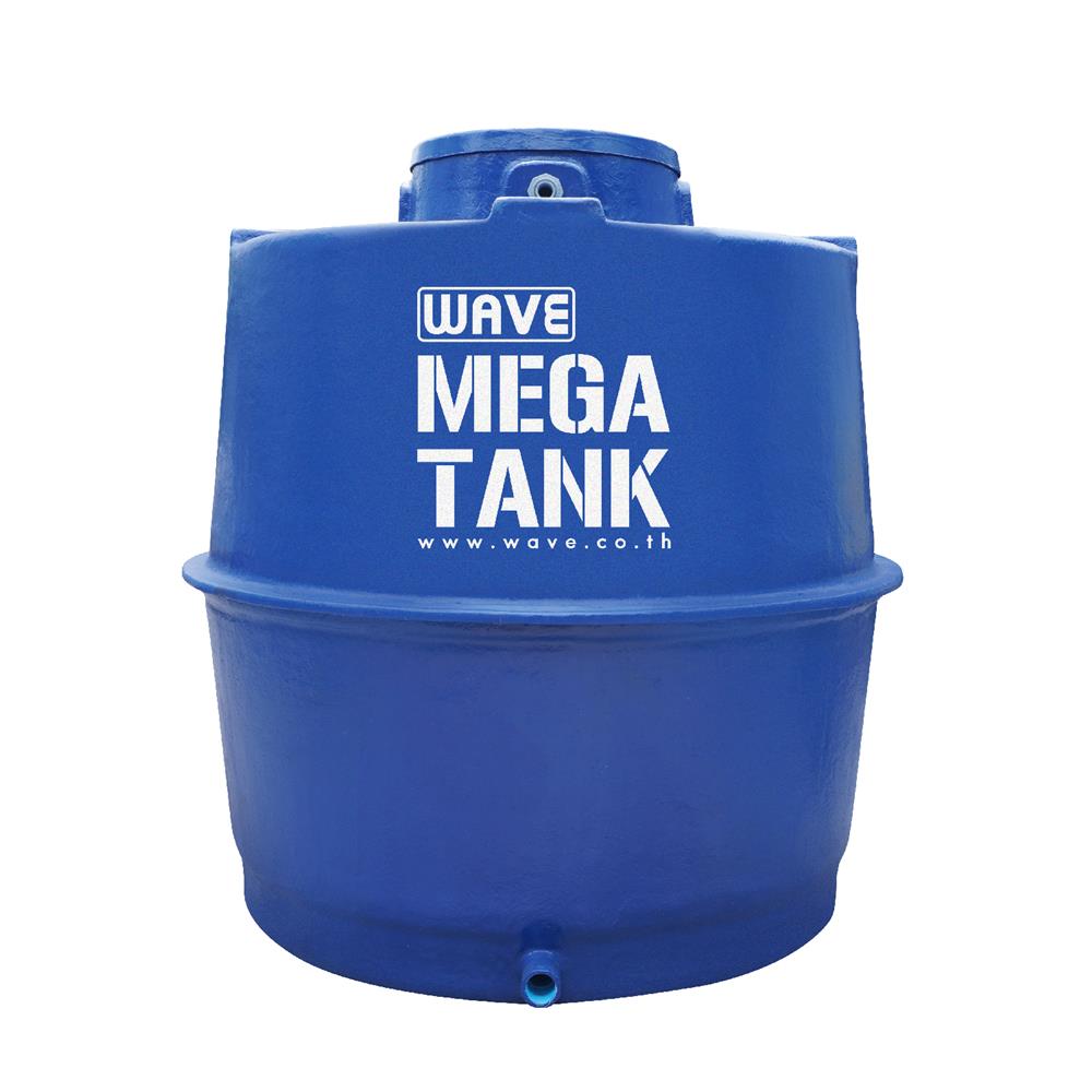 ถังเก็บน้ำไฟเบอร์กลาส WAVE MEKA TANK WWTA-2500 ลิตร สีน้ำเงิน