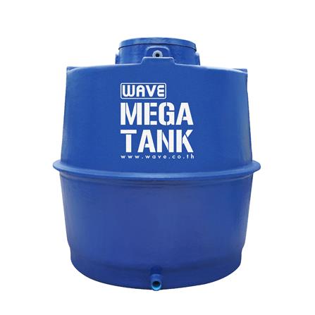 ถังเก็บน้ำไฟเบอร์กลาส WAVE MEKA TANK WWTA-2500 ลิตร สีน้ำเงิน