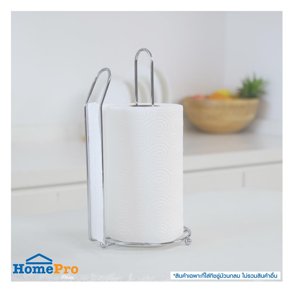 ที่ใส่ทิชชูม้วนกลม KECH 14845NP สีเงิน
