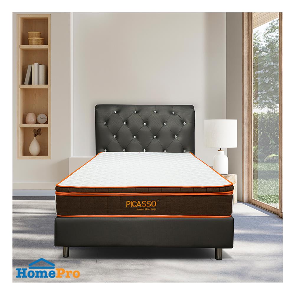 ที่นอน 3.5 ฟุต PICASSO COMFORT SMILE BOXTOP (พร้อมชุดเครื่องนอน 7 ชิ้น)