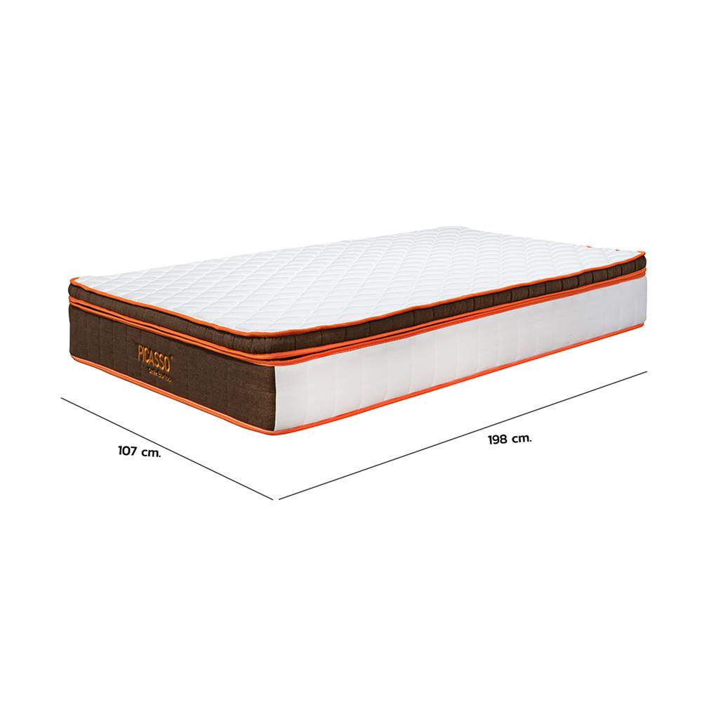 ที่นอน 3.5 ฟุต PICASSO COMFORT SMILE BOXTOP (พร้อมชุดเครื่องนอน 7 ชิ้น)