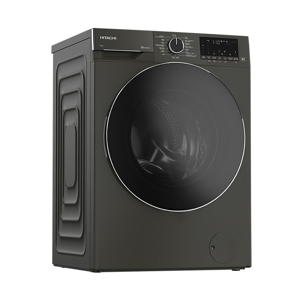 เครื่องซักอบ HITACHI BDD100YFVEM 10/6 กก. 1400RPM อินเวอร์เตอร์ สีดำ