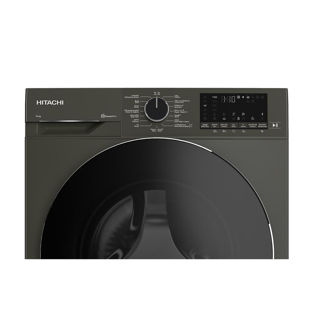 เครื่องซักอบ HITACHI BDD100YFVEM 10/6 กก. 1400RPM อินเวอร์เตอร์ สีดำ