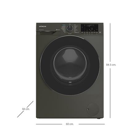 เครื่องซักอบ HITACHI BDD100YFVEM 10/6 กก. 1400RPM อินเวอร์เตอร์ สีดำ_4