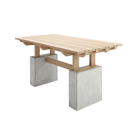 โต๊ะสนาม BUA DESIGN BUA STONE2 TABLE ECO WOOD 150 ซม. ไม้ธรรมชาติ_0
