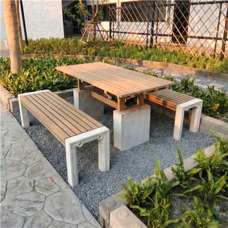 โต๊ะสนาม BUA DESIGN BUA STONE2 TABLE ECO WOOD 150 ซม. ไม้ธรรมชาติ_3