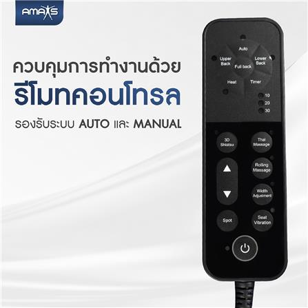 เบาะนวดอเนกประสงค์ AMAXS I COMFY 208 สีน้ำเงิน_2