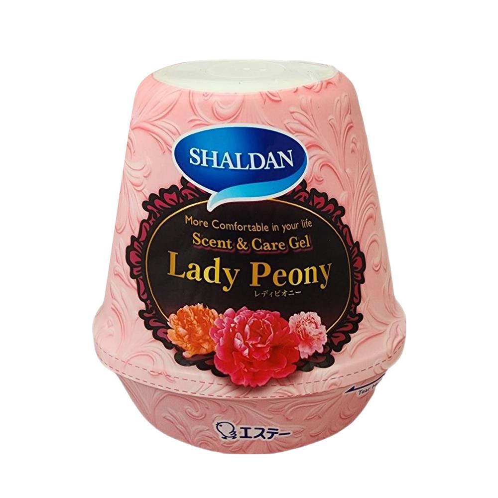 น้ำหอมปรับอากาศ SHALDAN เซ้นท์แอนด์แคร์เจล เลดีั พีโอนี 180 กรัม