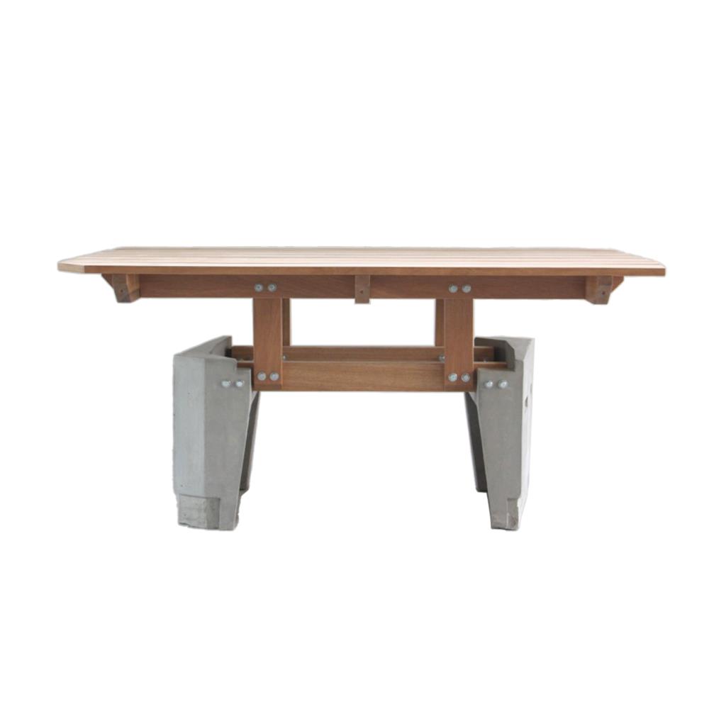 โต๊ะสนาม BUA DESIGN BUA STONE1.5 TABLE ECO WOOD 150 ซม. สีไม้ธรรมชาติ