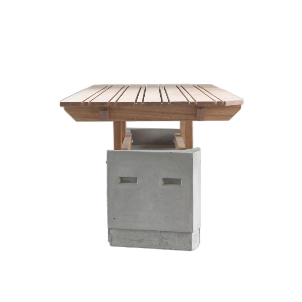 โต๊ะสนาม BUA DESIGN BUA STONE1.5 TABLE ECO WOOD 150 ซม. สีไม้ธรรมชาติ