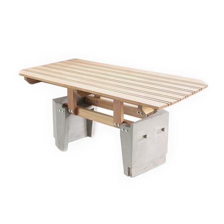 โต๊ะสนาม BUA DESIGN BUA STONE1.5 TABLE ECO WOOD 150 ซม. สีไม้ธรรมชาติ