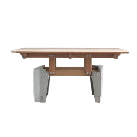 โต๊ะสนาม BUA DESIGN BUA STONE1.5 TABLE ECO WOOD 150 ซม. สีไม้ธรรมชาติ_1
