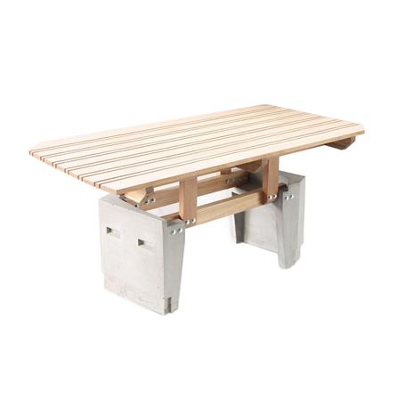 โต๊ะสนาม BUA DESIGN BUA STONE1.5 TABLE ECO WOOD 150 ซม. สีไม้ธรรมชาติ_2