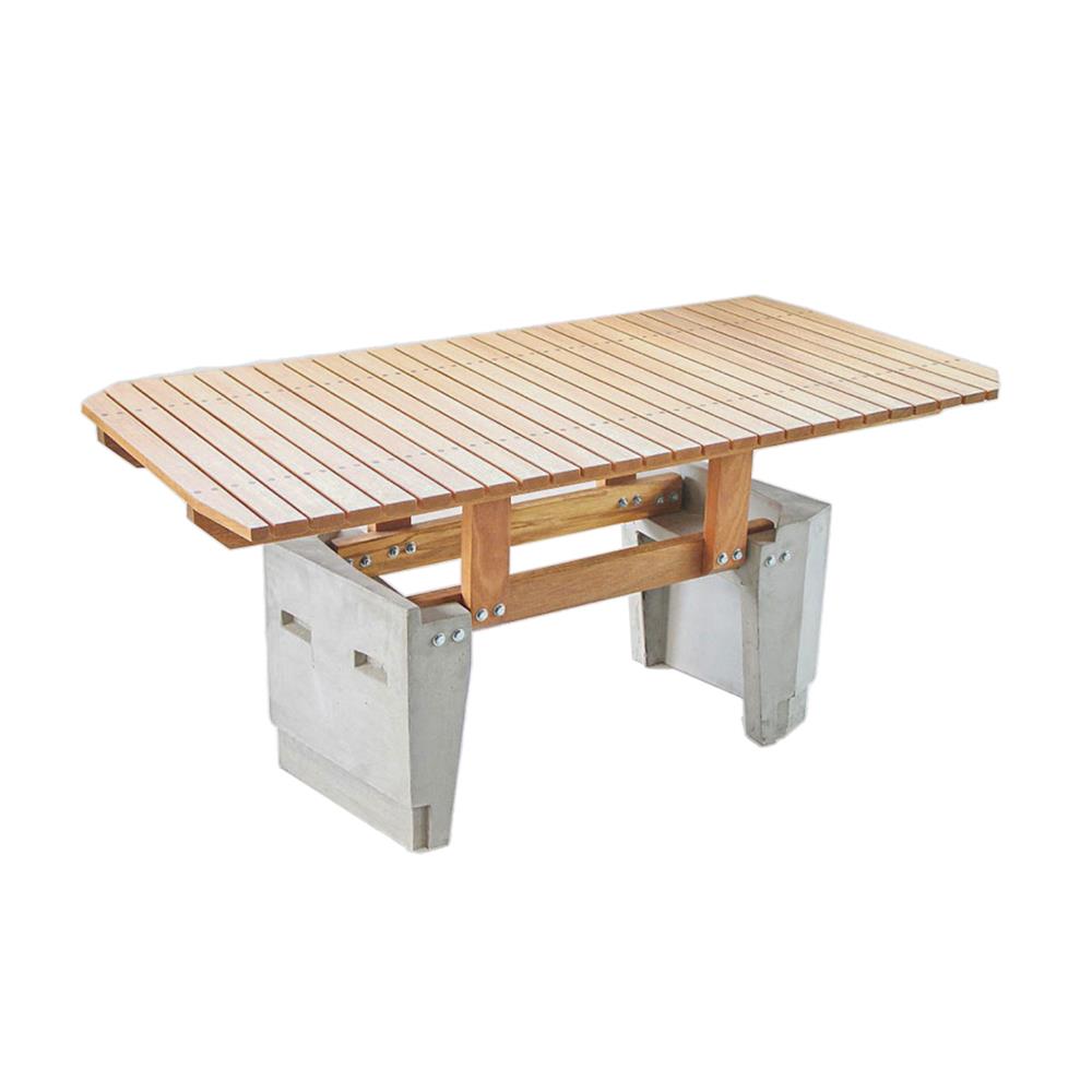 โต๊ะสนาม BUA DESIGN BUA STONE 1.0 TABLE ECO WOOD 150 ซม. สีไม้ธรรมชาติ