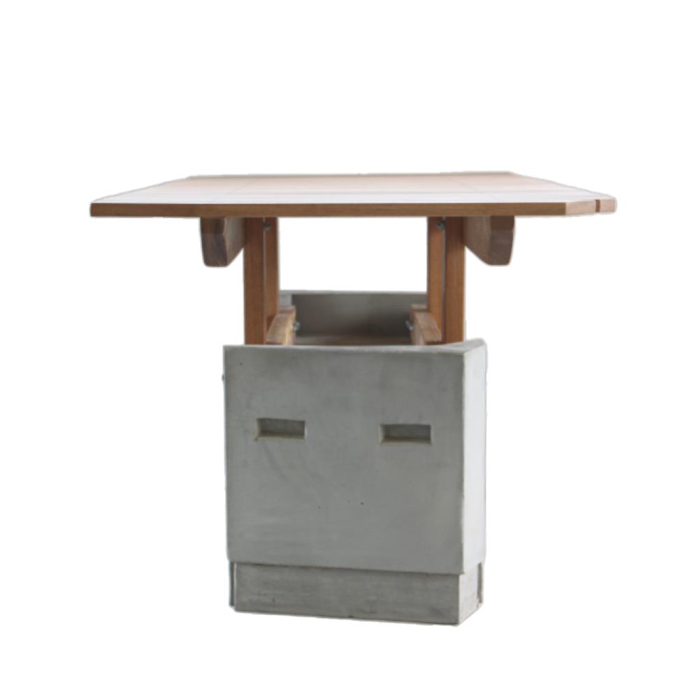 โต๊ะสนาม BUA DESIGN BUA STONE 1.0 TABLE ECO WOOD 150 ซม. สีไม้ธรรมชาติ