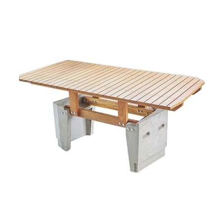 โต๊ะสนาม BUA DESIGN BUA STONE 1.0 TABLE ECO WOOD 150 ซม. สีไม้ธรรมชาติ_0