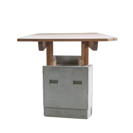 โต๊ะสนาม BUA DESIGN BUA STONE 1.0 TABLE ECO WOOD 150 ซม. สีไม้ธรรมชาติ_3