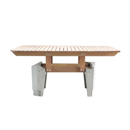 โต๊ะสนาม BUA DESIGN BUA STONE1.0 TABLE ECO WOOD 150 ซม. สีไม้ธรรมชาติ_1