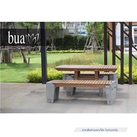 โต๊ะสนาม BUA DESIGN BUA STONE1.0 TABLE ECO WOOD 150 ซม. สีไม้ธรรมชาติ_4