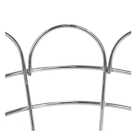 ตะกร้าผลไม้ทรงรี 21 ซม. KECH 14838NP สีเงิน_3