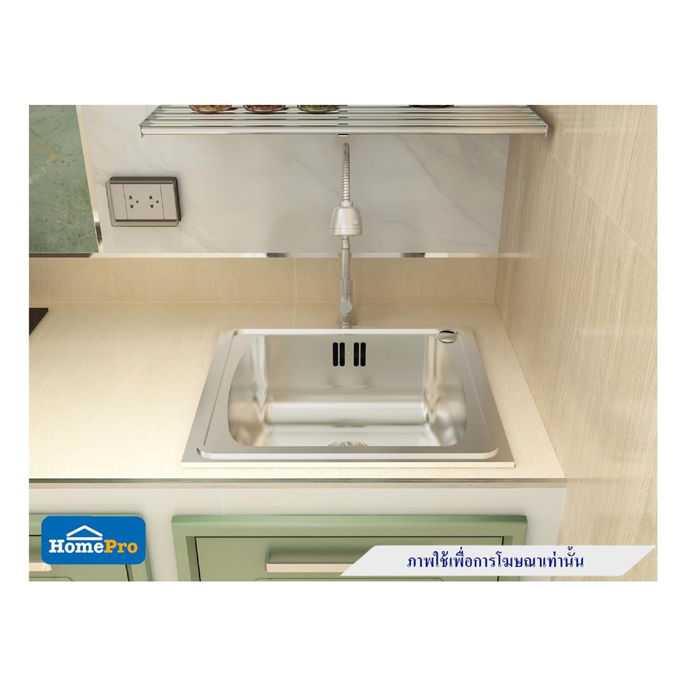 ซิงค์ฝัง 1 หลุม MESTER DSX48-NC สีเงิน