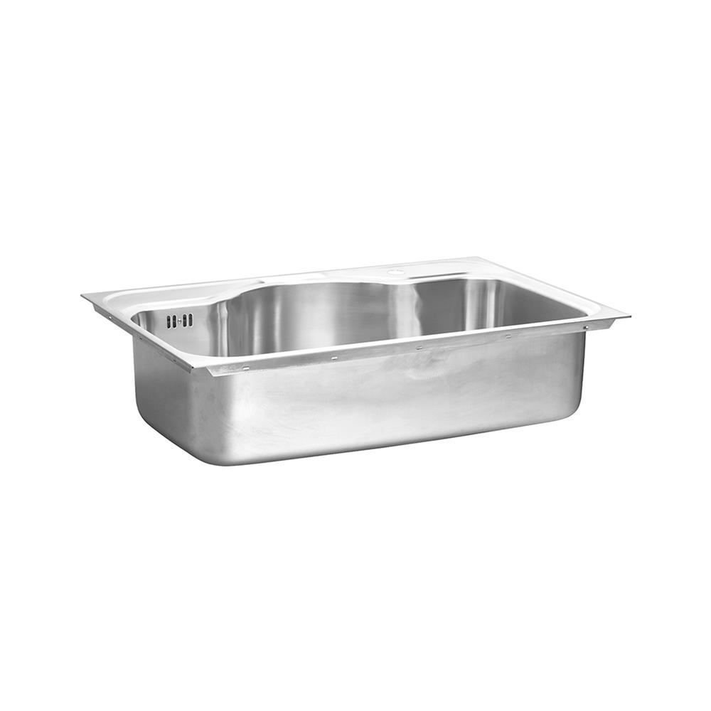 ซิงค์ฝัง 1 หลุม MESTER MSX76 สีเงิน