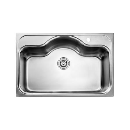 ซิงค์ฝัง 1 หลุม MESTER MSX76 สีเงิน