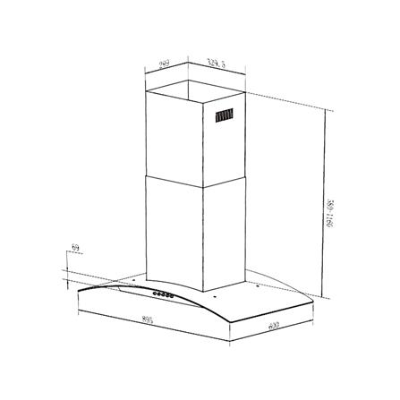 เครื่องดูดควันกลางห้อง TEKA DA90.1 ISLAND 90 ซม._3