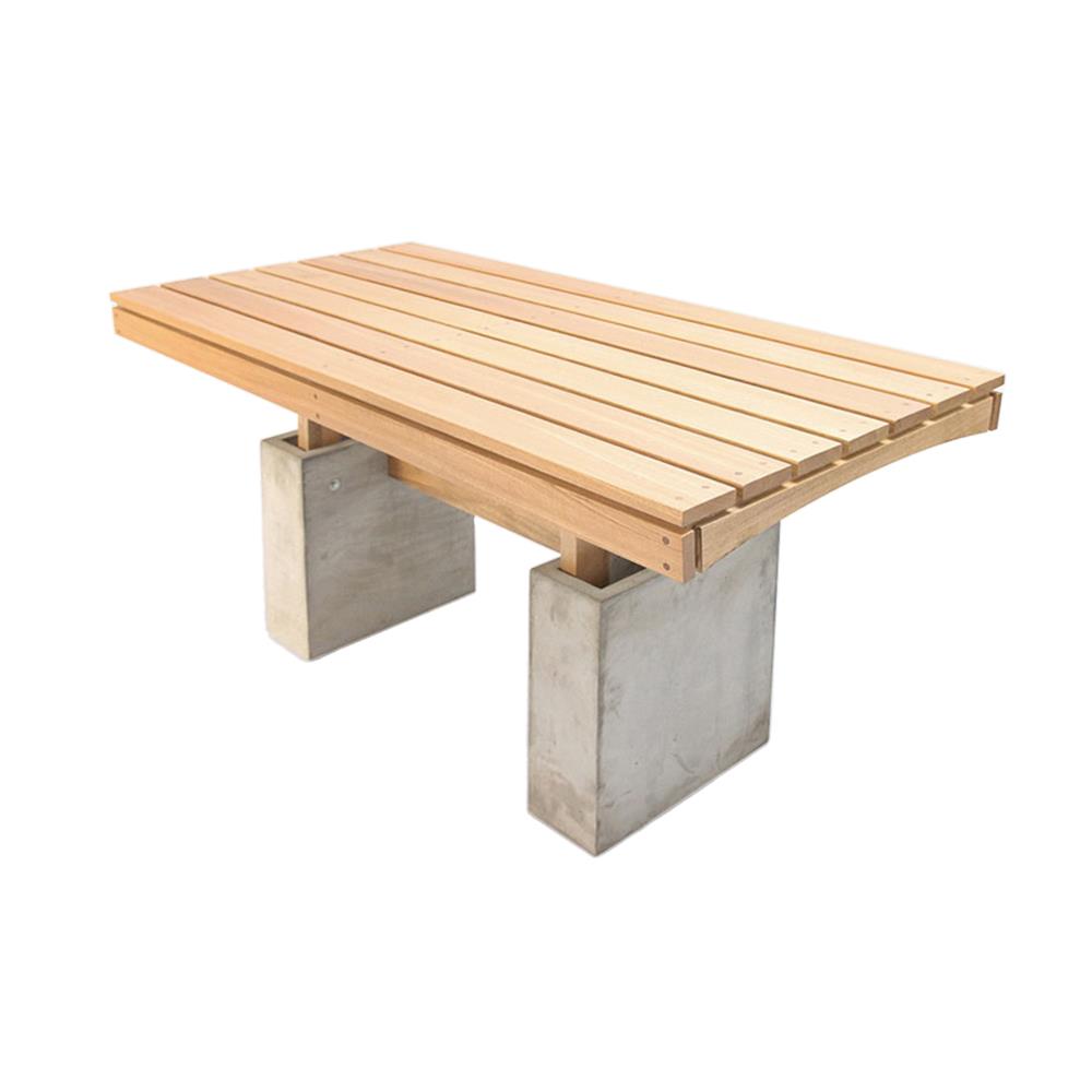 โต๊ะสนาม BUA DESIGN BUA STONE BLOOM TABLE ECO WOOD 150 ซม. สีไม้ธรรมชาติ