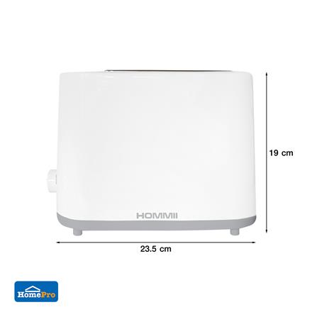 เครื่องปิ้งขนมปัง HOMMII TO-1912 สีขาว_5