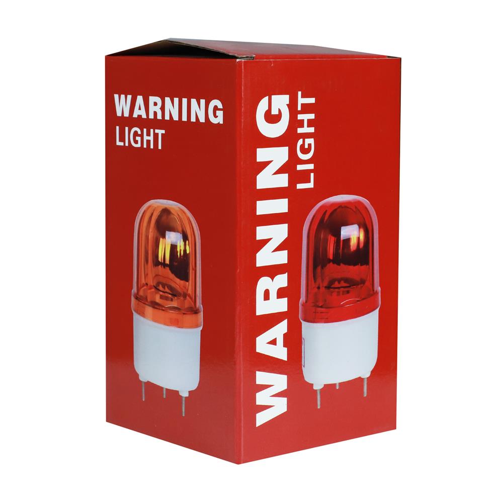 ไฟเตือนแบบหมุน DEXZON 4 นิ้ว AC 220 โวลต์ 10 วัตต์ สีเหลือง