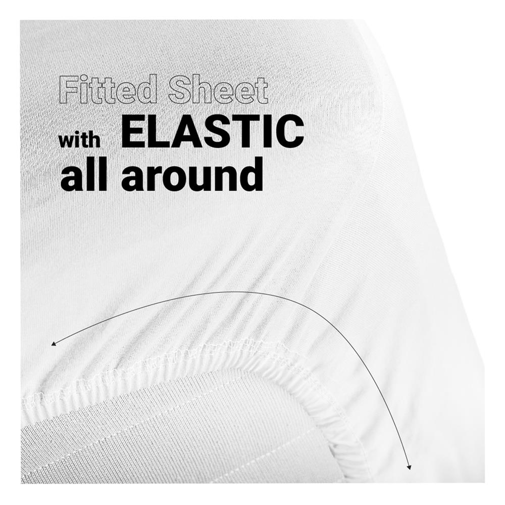 ชุดผ้าปูที่นอน 5 ฟุต 5 ชิ้น FROLINA MICROTEX DF050