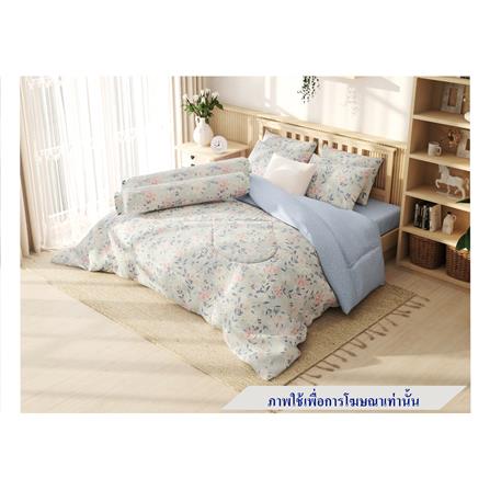 ชุดผ้าปูที่นอน 5 ฟุต 5 ชิ้น FROLINA MICROTEX DF048