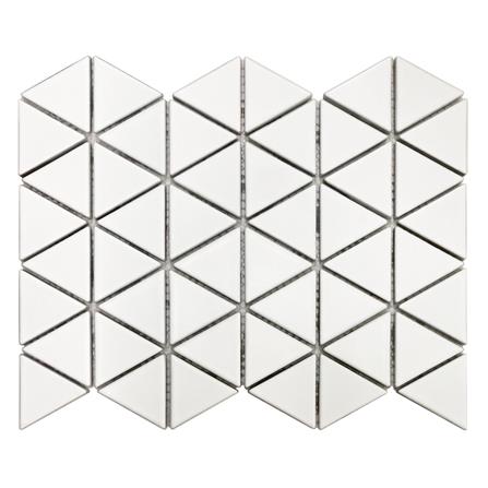 โมเสคพอร์ซเลน 30x23 ซม. TARA โมซ่า ไวท์