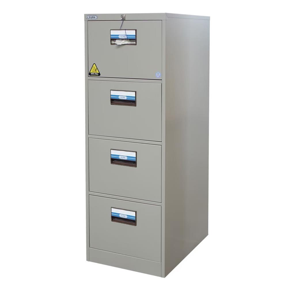 ตู้ลิ้นชักเหล็ก 4 ลิ้นชัก SURE FC-204 สีครีม