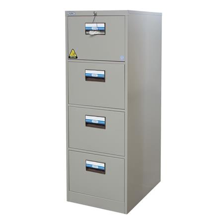 ตู้ลิ้นชักเหล็ก 4 ลิ้นชัก SURE FC-204 สีครีม