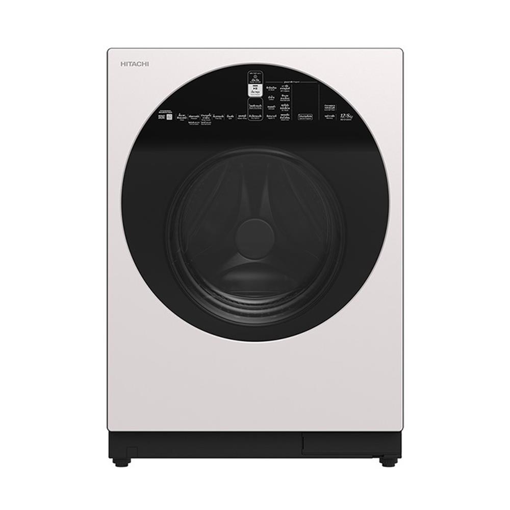 เครื่องซักอบ HITACHI BD-D120GV 12/8 กก. 1600RPM อินเวอร์เตอร์