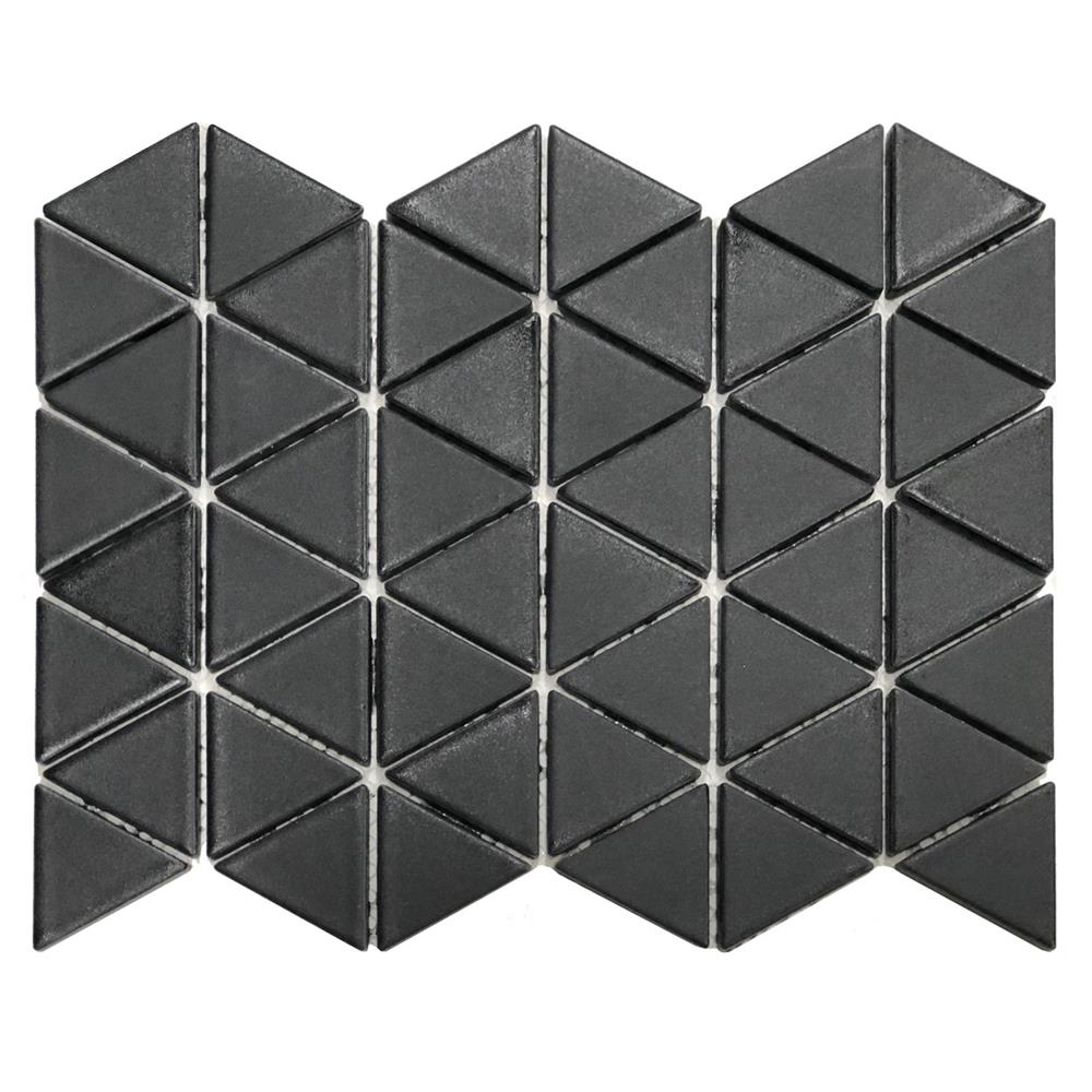 โมเสคพอร์ซเลน 30x23 ซม. TARA โมซ่า แบล็ค