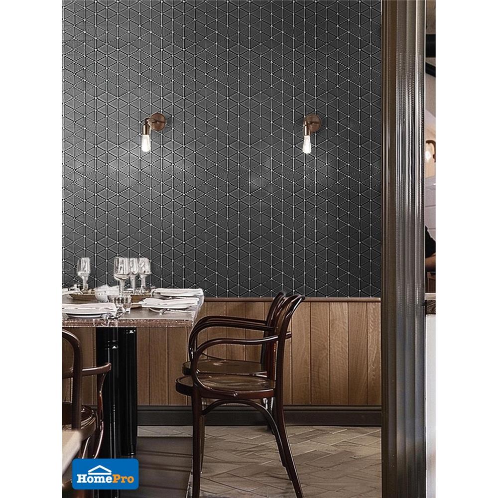 โมเสคพอร์ซเลน 30x23 ซม. TARA โมซ่า แบล็ค